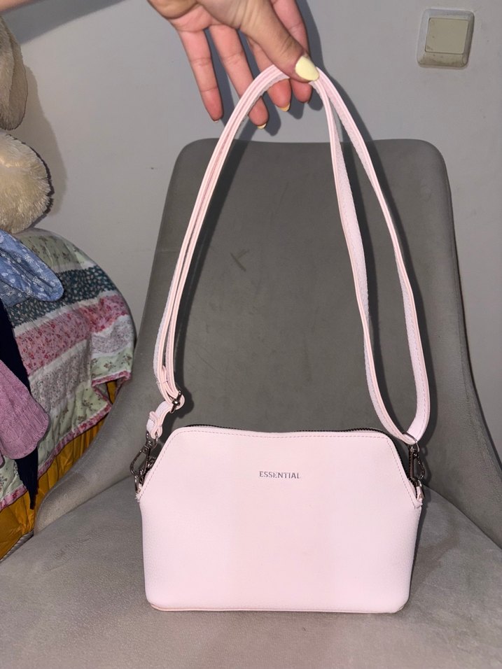 Pastel Pembe Minimal Omuz Çantası — görsel 2/5