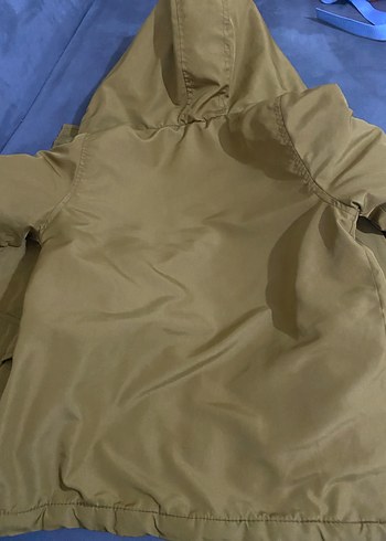 Düğmeli Camel Renk Erkek Çocuk Kaban - Görsel 6