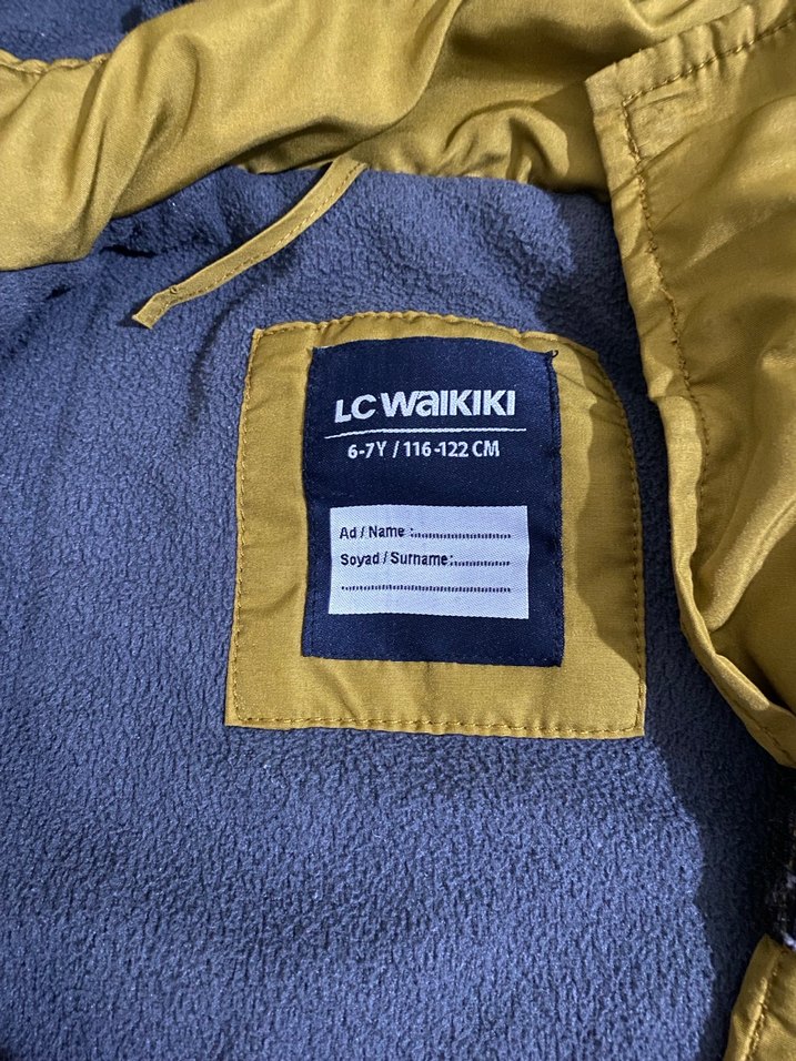 Düğmeli Camel Renk Erkek Çocuk Kaban - Görsel 4