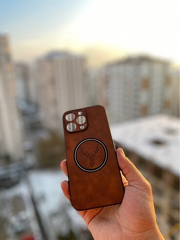 İPhone 14 pro Max deri kılıf