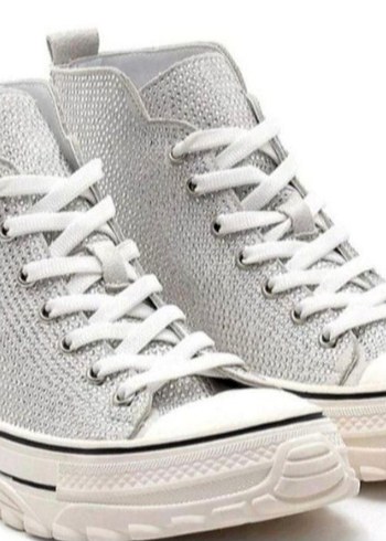 Derimod Sik Ve Rahat Gumus Sneaker
