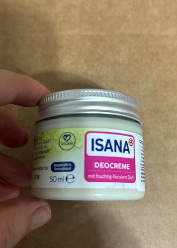 Beden ISANA 24 Saat Natronlu Kadın Deodorant Kremi