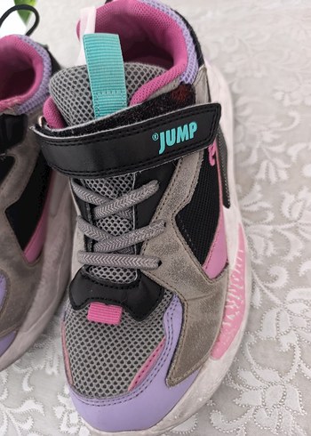 Mor Bağcıklı Kız Spor Ayakkabısı jump - Görsel 3