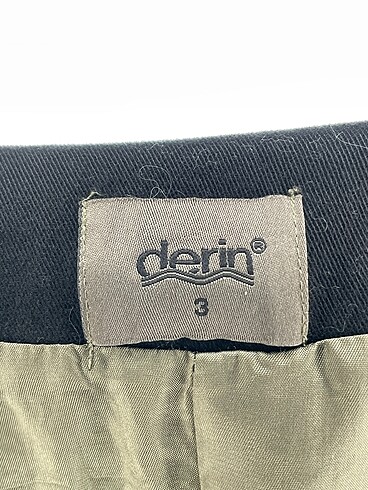 l Beden siyah Renk Derin Trenchcoat %70 İndirimli.