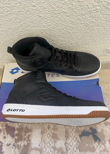 Siyah Erkek Spor Ayakkabı Velcro Detaylı