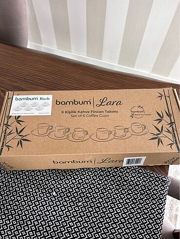 Bambum kahve fincan takımı