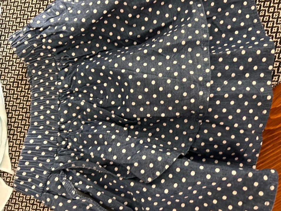 Düğmeli Beyaz Hamile Bluzu, Uzun Kollu, Midi Boy - Görsel 4