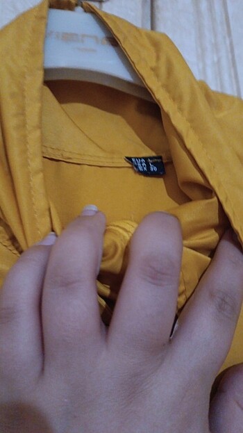 l Beden sarı Renk Ceket/mont 