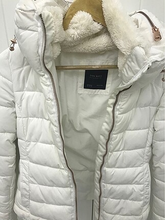 xs Beden Zara beyaz mont