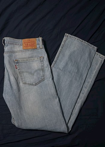 Levis Acik Mavi Denim Jean