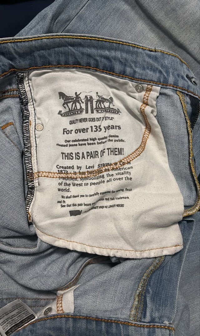 Levis Açık Mavi Denim Jean — görsel 4/4