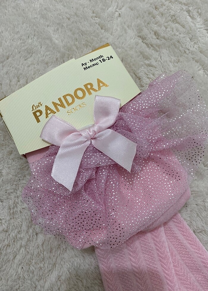 Kız çocuk pembe kilotlu çorap - Görsel 2