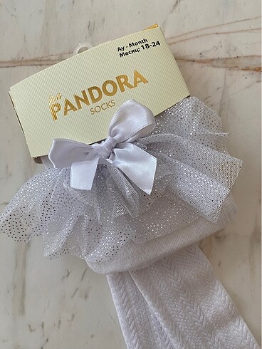 Kız Çocuk Beyaz Külotlu Çorap - Görsel 2