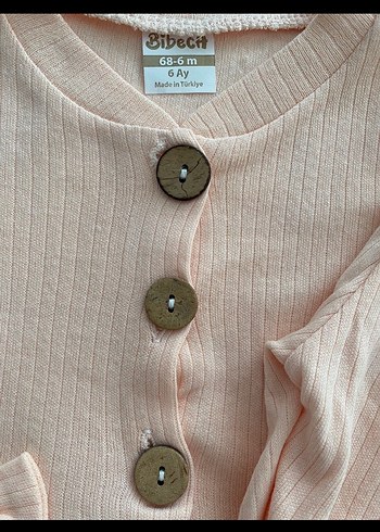 Dantel Detaylı Pembe Bebek Takımı - Görsel 4