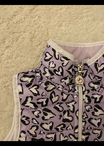 Kızlar için Mor Yelek - Görsel 2