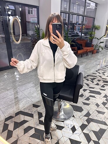 Ck nakış detaylı sweatshirt