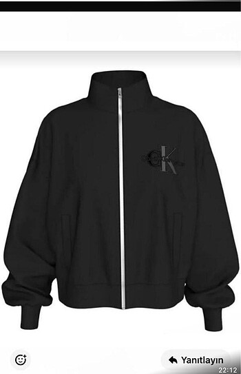 Ck nakış detaylı sweatshirt