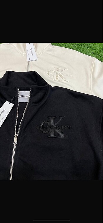 m Beden Ck nakış detaylı sweatshirt