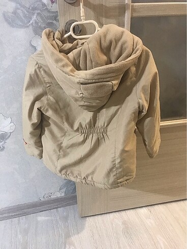 4 Yaş Beden camel Renk İçi polar mont