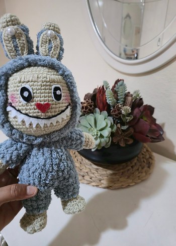 LC Waikiki Gri Peluş Oyuncak #labubu