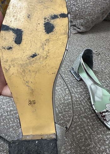 Gri Çiçekli Tokalı kız çocuk - Görsel 4