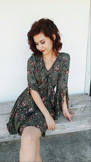 çiçekli elbise