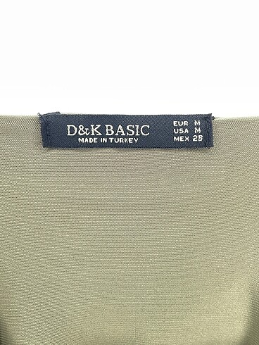 m Beden haki Renk Diğer Bluz %70 İndirimli.