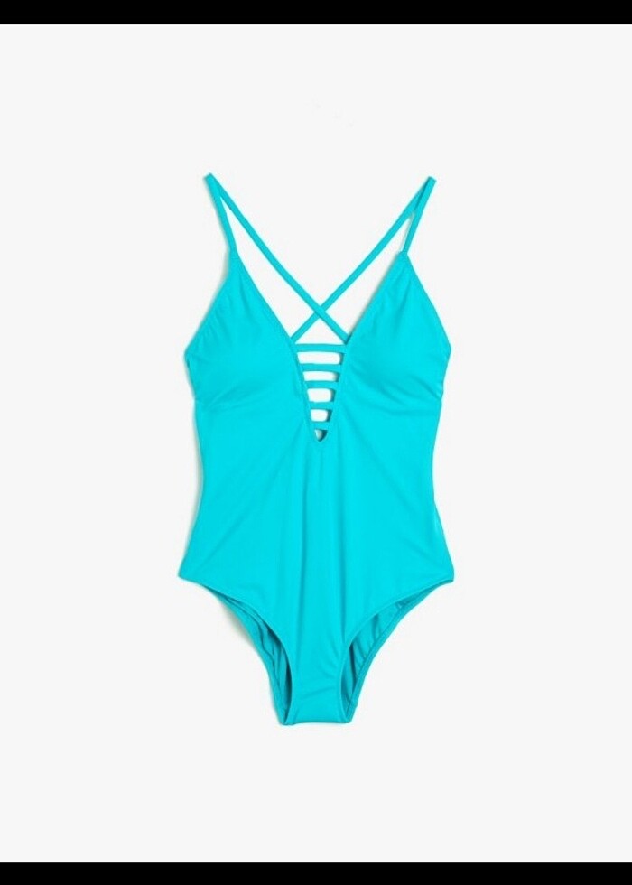 Koton Marka Mavi Kadın Mayo - Görsel 4