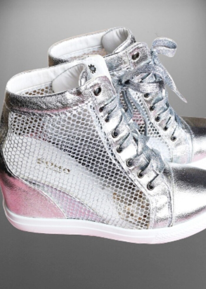 SOHO GÜMÜŞ DOLGU TPPUK KADIN SPOR AYAKKABI - Görsel 2