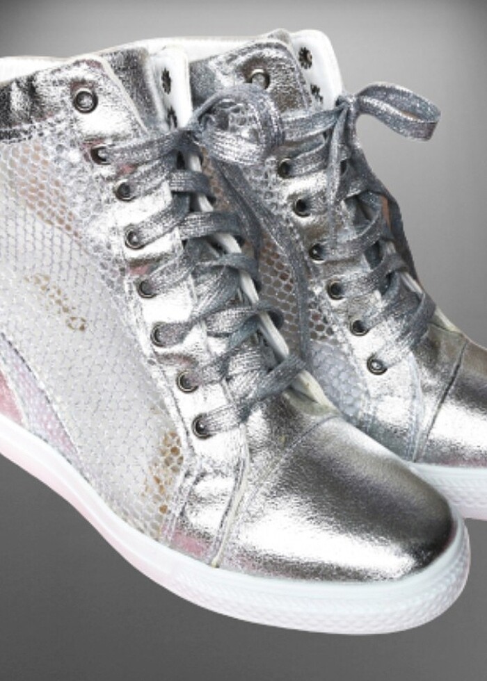 SOHO GÜMÜŞ DOLGU TPPUK KADIN SPOR AYAKKABI - Görsel 4