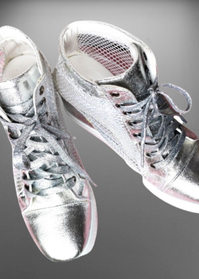 SOHO GÜMÜŞ DOLGU TPPUK KADIN SPOR AYAKKABI - Görsel 5