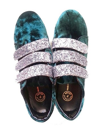 FOTORELLİ SHOES KADİFE LADIN SPOR AYAKKABI - Görsel 3