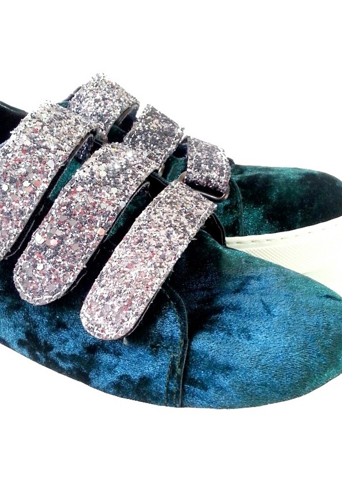 FOTORELLİ SHOES KADİFE LADIN SPOR AYAKKABI - Görsel 4