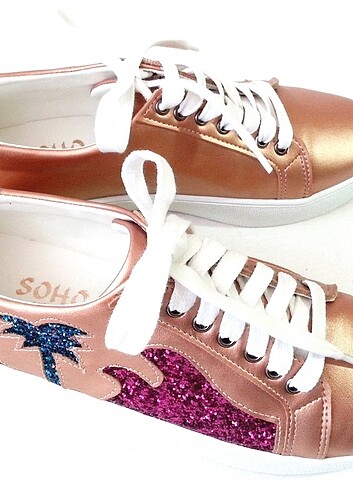 SOHO ROSE GOLD SİÖLİ KADIN SPOR AYAKKABI - Görsel 3