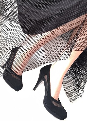 MİSS F SÜET  KADIN ABİYE AYAKKABI  - Görsel 7