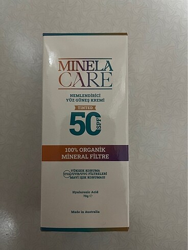 Minela care güneş kremi