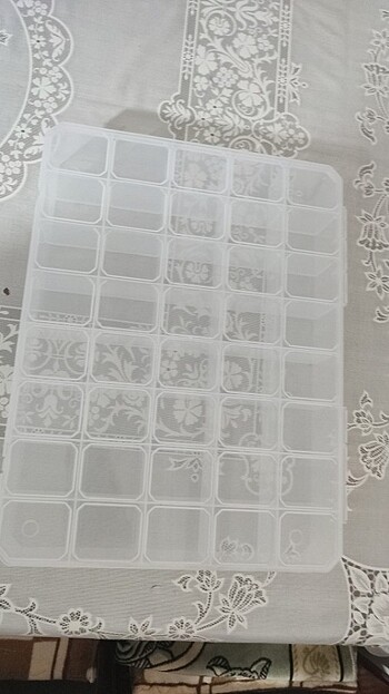 Bölmeli organizer plastik kutu