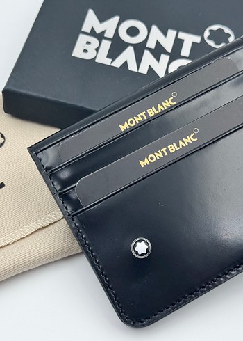 Mont Blanc Montblanc Siyah Deri Kartlik