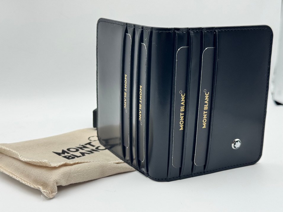 Montblanc Siyah Deri Kartlık — görsel 2/4