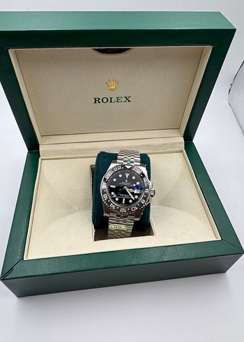 Rolex Siyah Kadranli Metal Saat