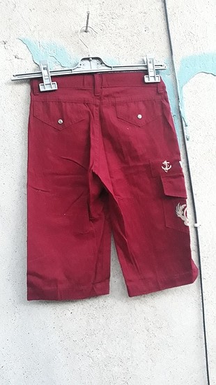 bordo kapri pantalon 11 yaş
