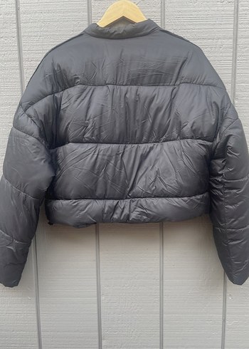 Siyah Mini Kadın Kışlık Mont - Görsel 2