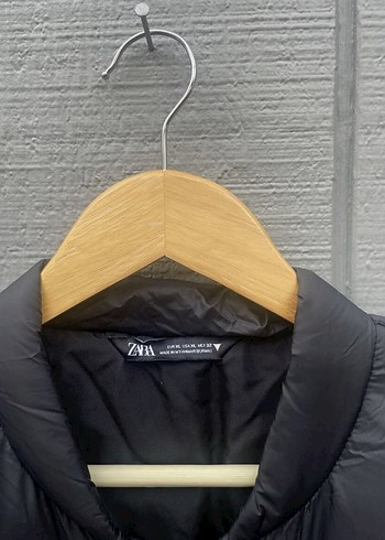 Siyah Mini Kadın Kışlık Mont - Görsel 3