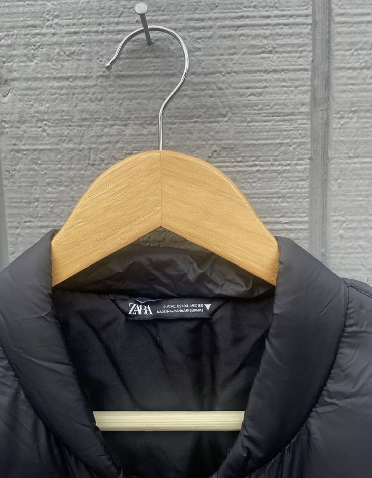 Siyah Mini Kadın Kışlık Mont - Görsel 3