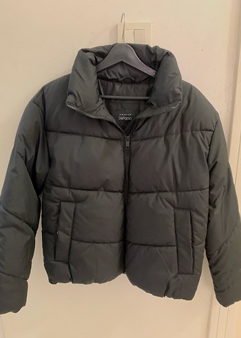 Siyah Midi Kadın Kışlık Mont - Görsel 5