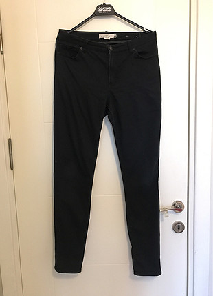 Siyah yüksek bel skinny jean