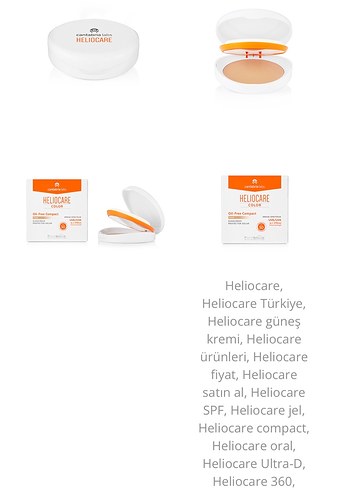 Heliocare Compact SPF 50 Güneş Koruyucu Krem