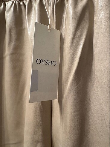 s Beden Oysho deri pantolon
