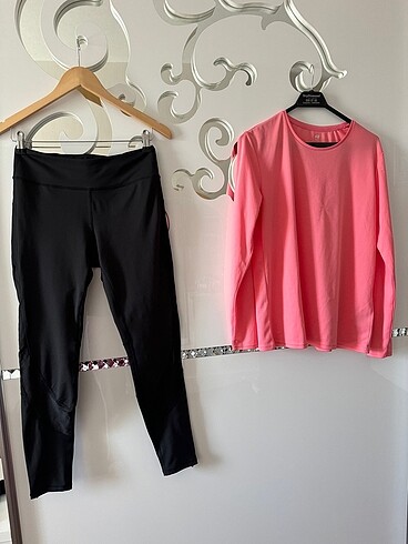 H&M spor tayt takım
