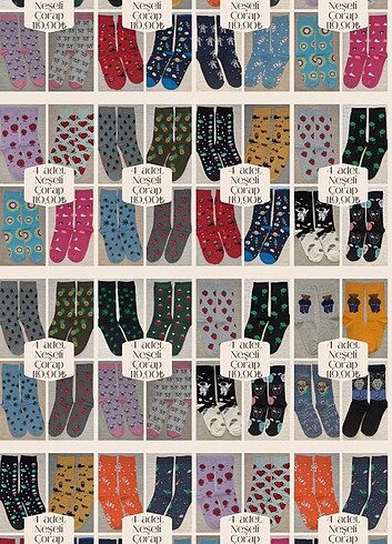 10 adet happy socks çorap 245?